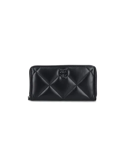 Tory Burch Continental Wallet "kira" In Black