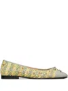 Tory Burch Ballerinas Mit Kontrastkappe In Gelb