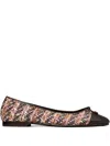 Tory Burch Ballerinas Mit Kontrastkappe In Multi