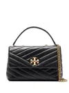 TORY BURCH 'CONVERTIBLE KIRA' BLACK CHAIN SHOULDER BAG IN CHEVRON-QUILTED LEATHER WOMAN TORY BURCH