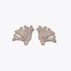 Tory Burch Coral Earrings In Brown