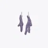 Tory Burch Crystal-embellished Hand Earrings