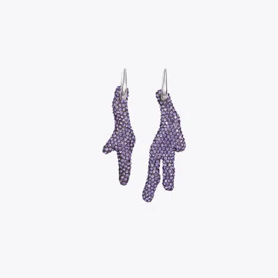 TORY BURCH CORAL DROP EARRINGS