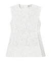 Tory Burch Coreded Lace Top In White