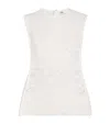 Tory Burch Coreded Lace Top In White