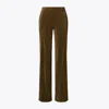 Tory Burch Corduroy Pant In Green