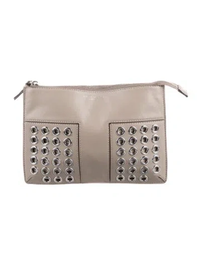 Pre-owned Tory Burch Cosmetic Pouch In Neutrals