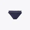 Tory Burch Costa Bikini Bottom In Blue