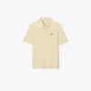 Tory Burch Cotton Birdie Polo In Gold