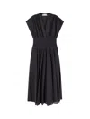 Tory Burch Gathered Broderie Anglaise Cotton Midi Dress