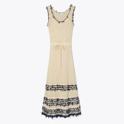 Tory Burch Cotton Knit Dress In Multi