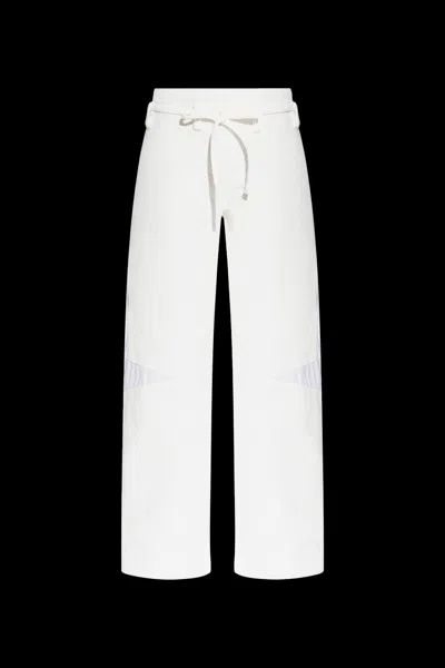 Tory Burch Cotton Pants For Ss26 In White