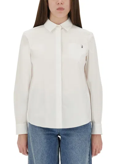 Tory Burch Cotton Poplin Shirt In White