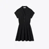 Tory Burch Cotton Poplin Shirtdress In Black