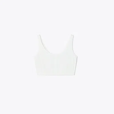 Tory Burch Cotton Poplin Top In White