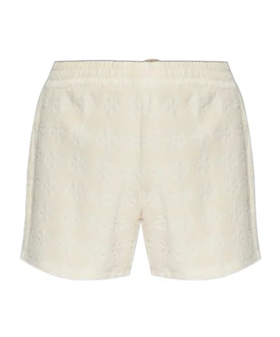 TORY BURCH TORY BURCH TERRY JACQUARD LOGO SHORTS