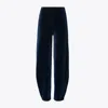 Tory Burch Cotton Sweatpant In Blue