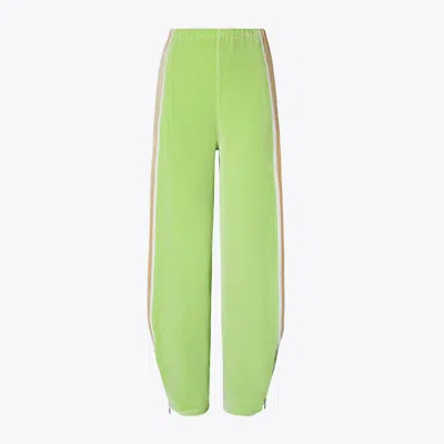 Tory Burch Cotton Sweatpant In Green