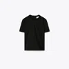 Tory Burch Cotton T-shirt In Black