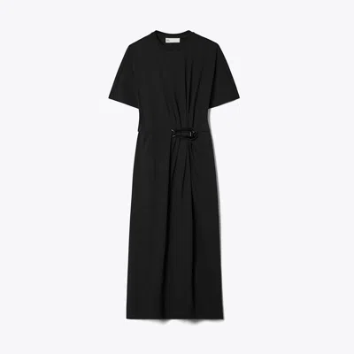 Tory Burch Cotton T-shirt Dress In Black