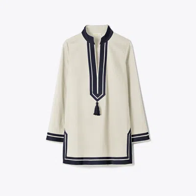 Tory Burch Cotton Tory Tunic In White