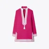 Tory Burch Cotton Tory Tunic In Pink