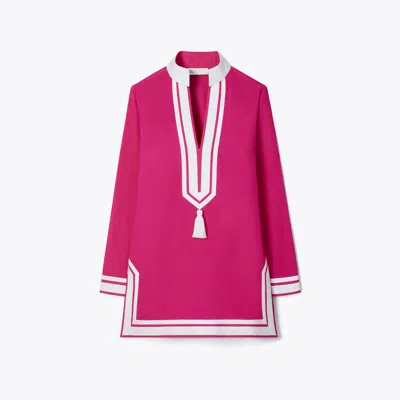 Tory Burch Cotton Tory Tunic In Pink