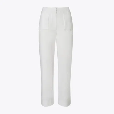 Tory Burch Cotton Trouser In White