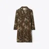 Tory Burch Cotton Velvet Coat In Multi