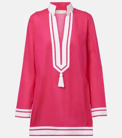 TORY BURCH COTTON VOILE TUNIC