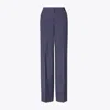 Tory Burch Crepe Pant In Blue