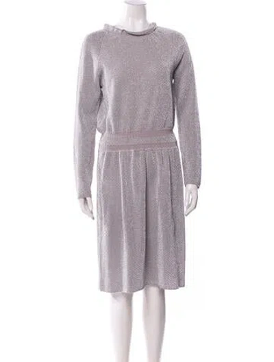 Pre-owned Tory Burch Crew Neck Knee-length Dress