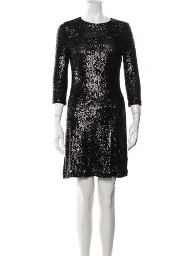 Pre-owned Tory Burch Crew Neck Knee-length Dress In Multi