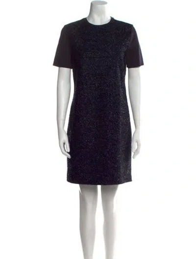 Pre-owned Tory Burch Crew Neck Mini Dress