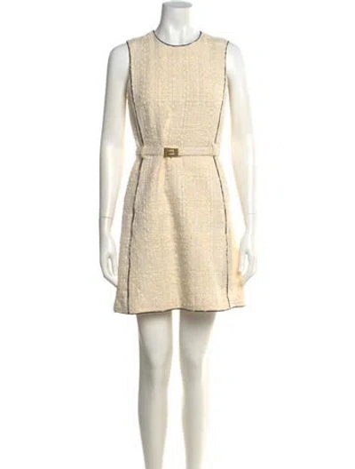 Pre-owned Tory Burch Crew Neck Mini Dress