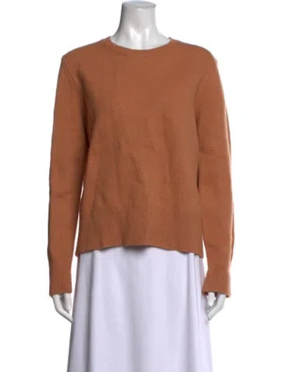 Pre-owned Tory Burch Crew Neck Sweater In Brown