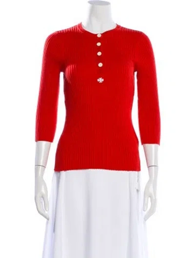Pre-owned Tory Burch Crew Neck Sweater In Multi