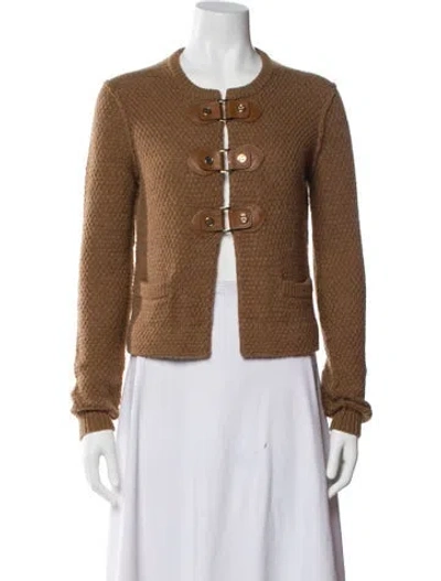 Pre-owned Tory Burch Crew Neck Sweater In Neutral