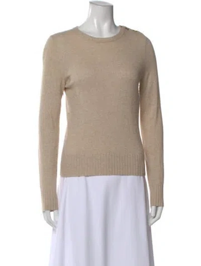 Pre-owned Tory Burch Crew Neck Sweater In Neutral