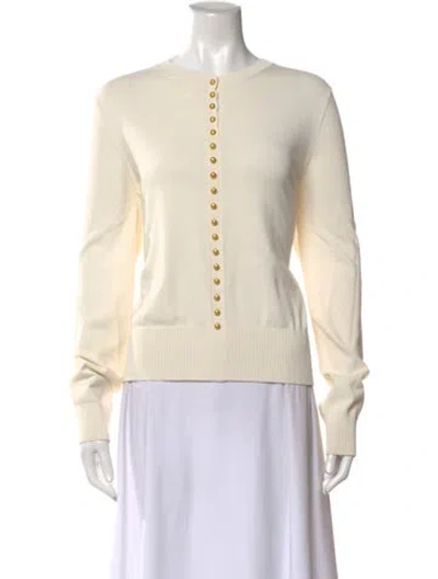 Pre-owned Tory Burch Crew Neck Sweater In Neutral