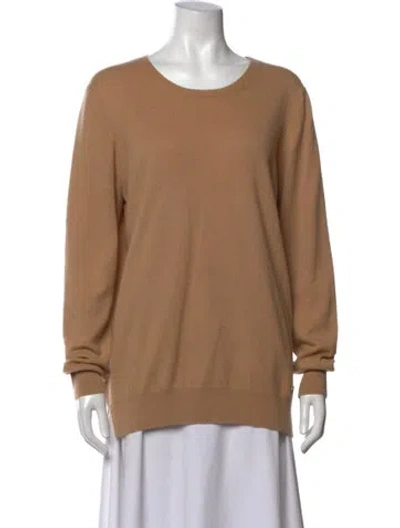 Pre-owned Tory Burch Crew Neck Sweater In Neutrals