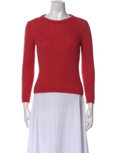 Pre-owned Tory Burch Crew Neck Sweater In Pink