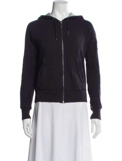 Pre-owned Tory Burch Crew Neck Sweater In Purple