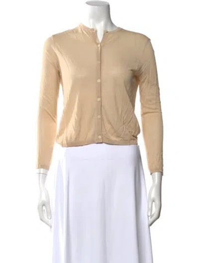 Pre-owned Tory Burch Crew Neck Sweater W/ Tags In Neutrals
