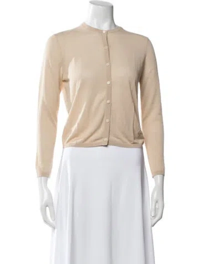 Pre-owned Tory Burch Crew Neck Sweater W/ Tags In Neutrals