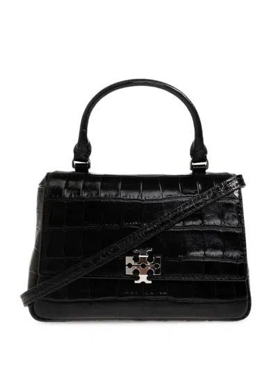 Tory Burch Croc-effect Charlie Tote Bag In Red