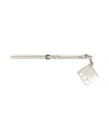 Tory Burch Crocodile Pattern Thin Belt In Neutral