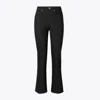 Tory Burch Cropped Flare Jean In Black