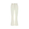 Tory Burch Cropped Flare Jean In Neutral