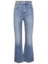 Tory Burch Cropped Flare Jeans In Blue